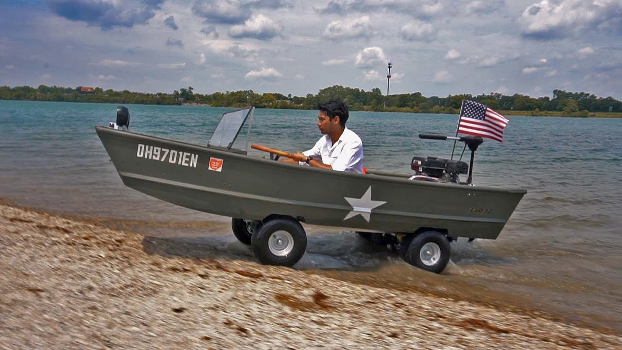 Hem Suda Hem de Karada Gidebilen Amfibi Araç Oluşturuldu
